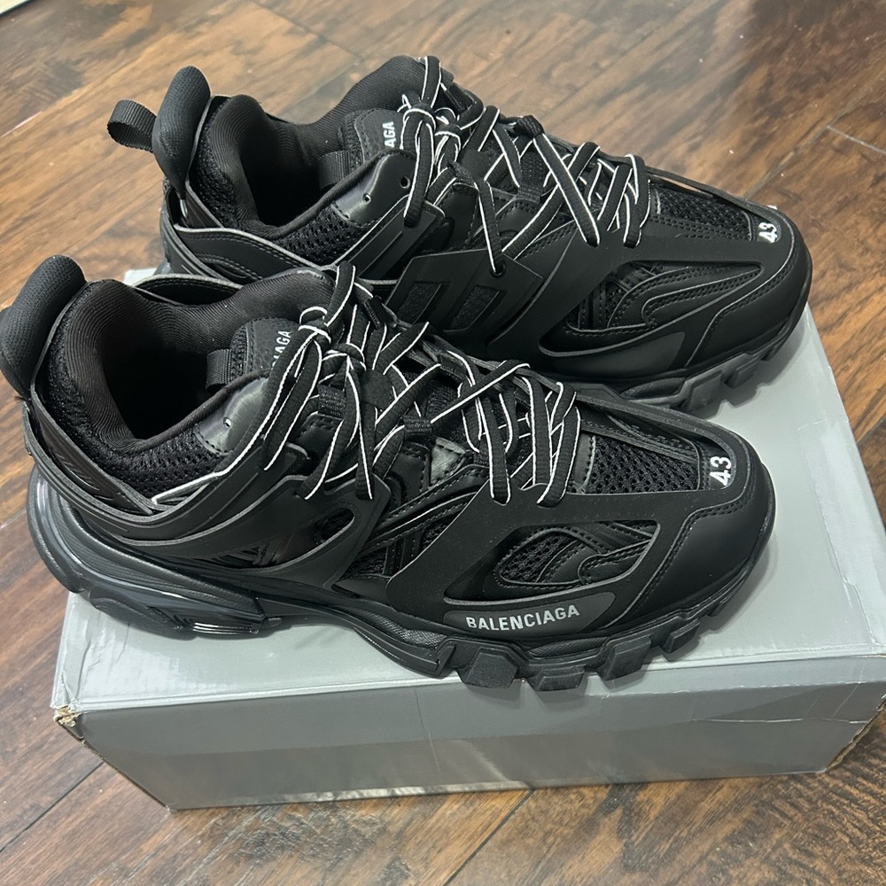 Balenciaga Track Sneakers in Black Size 43 EU US 10